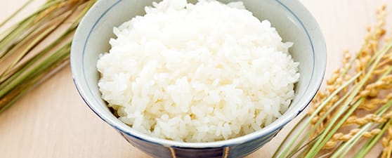 地元の農家さんが作った美味しいお米